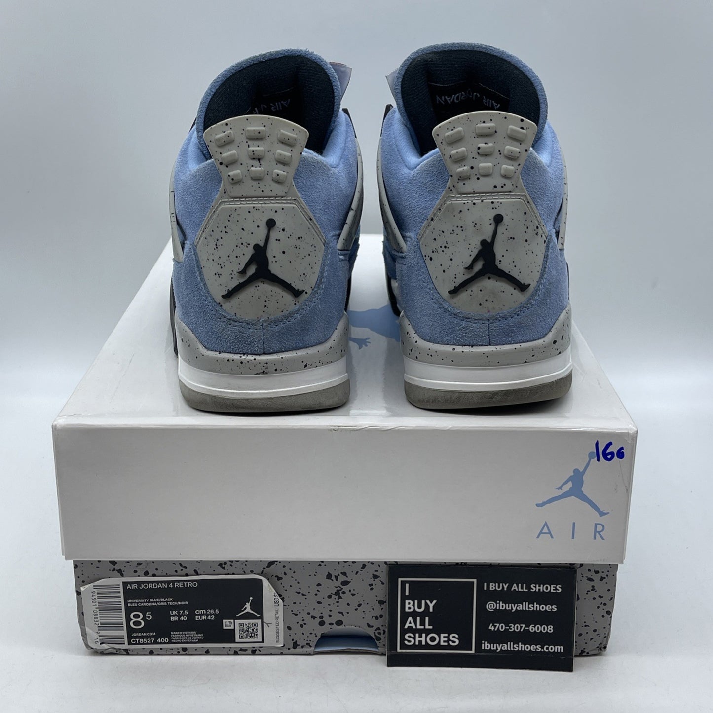 Size 8.5 - Air Jordan 4 Retro Mid University Blue (CT8527-400)