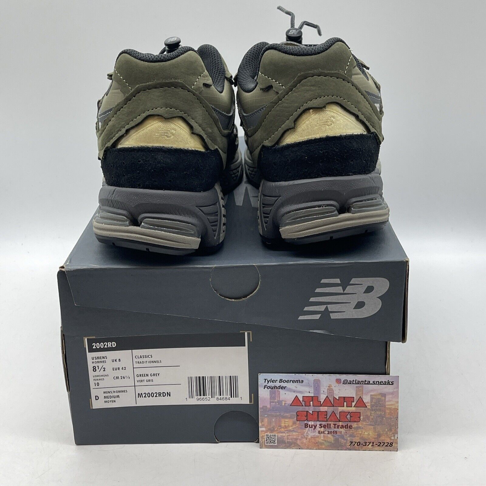 Size 8.5 - New Balance 2002R Protection Pack - Dark Moss Suede (M2002RDN