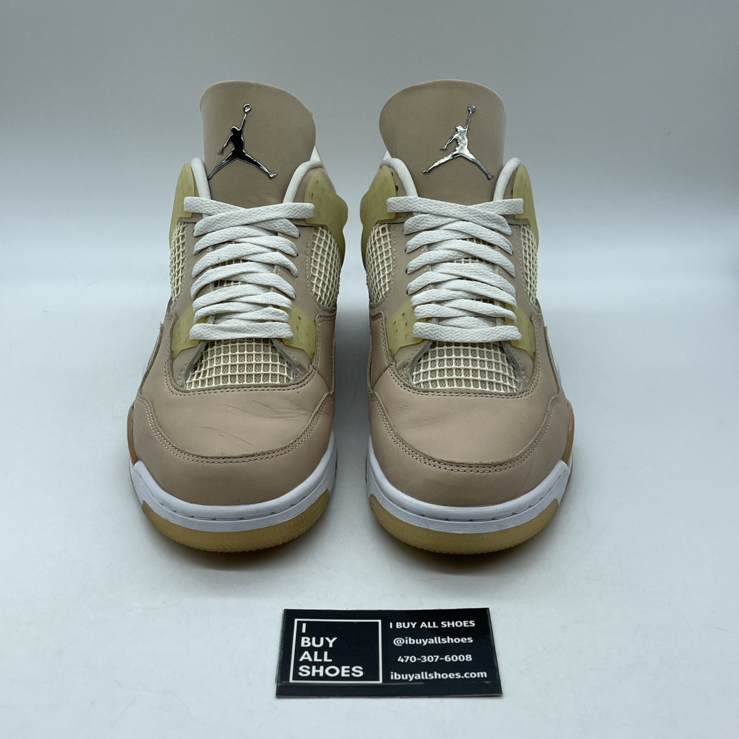 Size 11.5W - Air Jordan 4 Retro Shimmer Pink Silver Suede Leather (DJ0675-200)