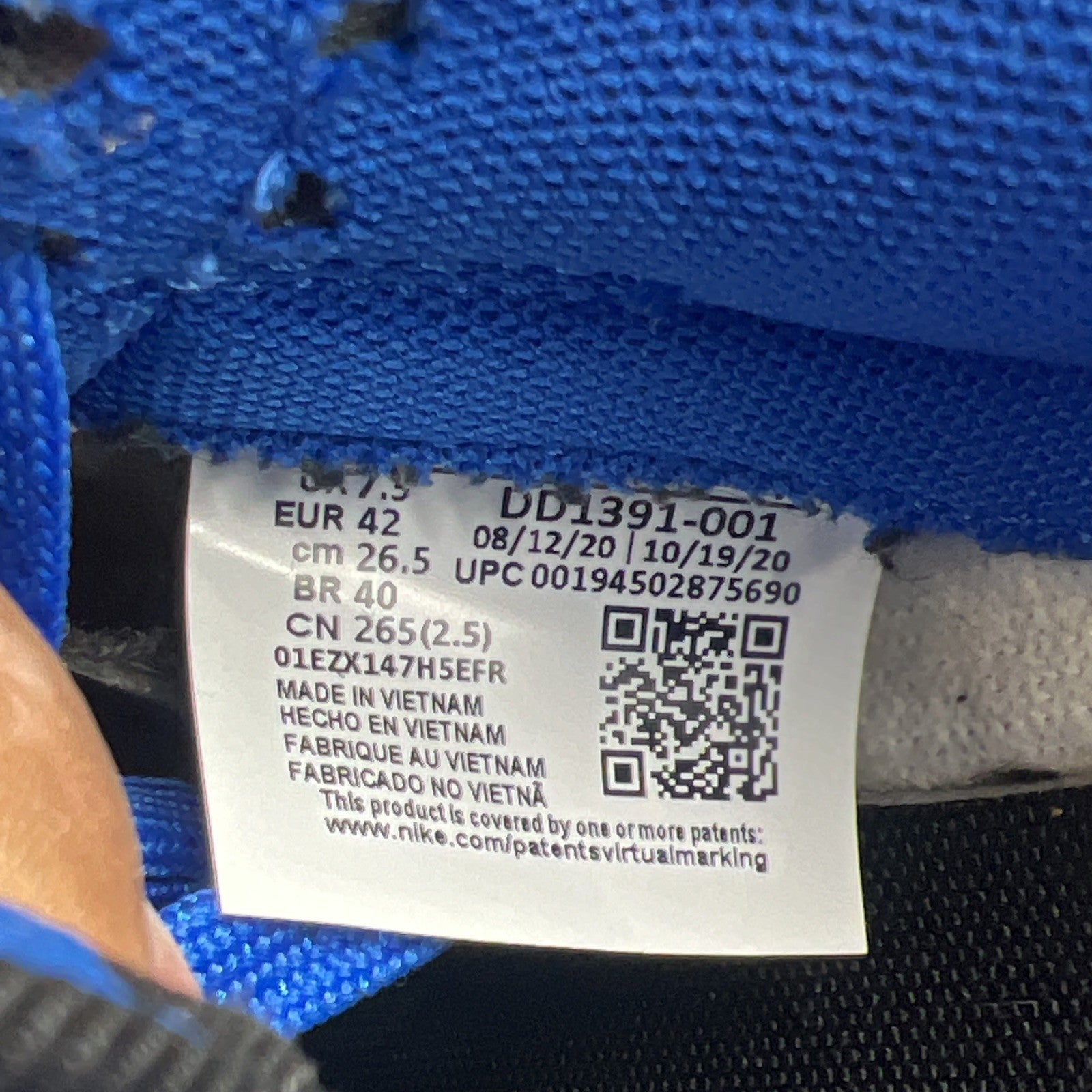 Size 8.5 - Nike Dunk Low Hyper Cobalt (DD1391-001)
