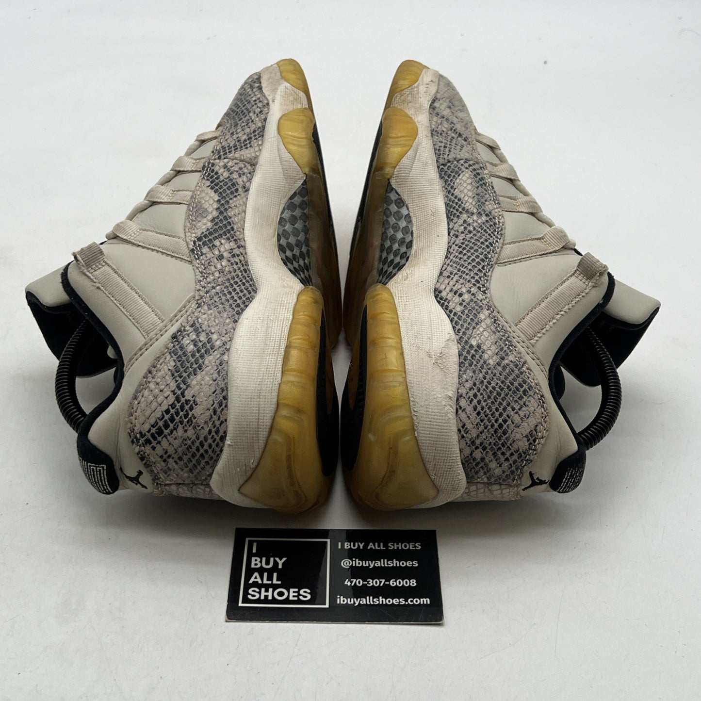 Size 8 - Air Jordan 11 Retro Low Light Bone Snakeskin (CD6864-002)