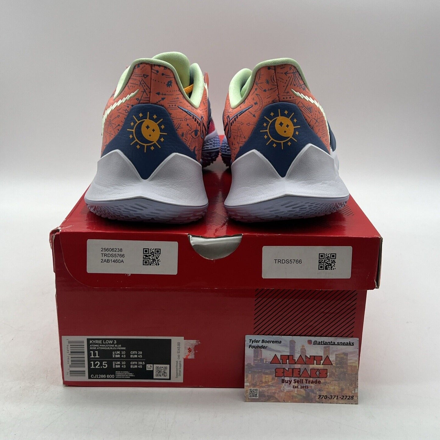 Size 11 - Nike Kyrie 3 Low Tie-Dye Blue Pink Orange (CJ1286-600)