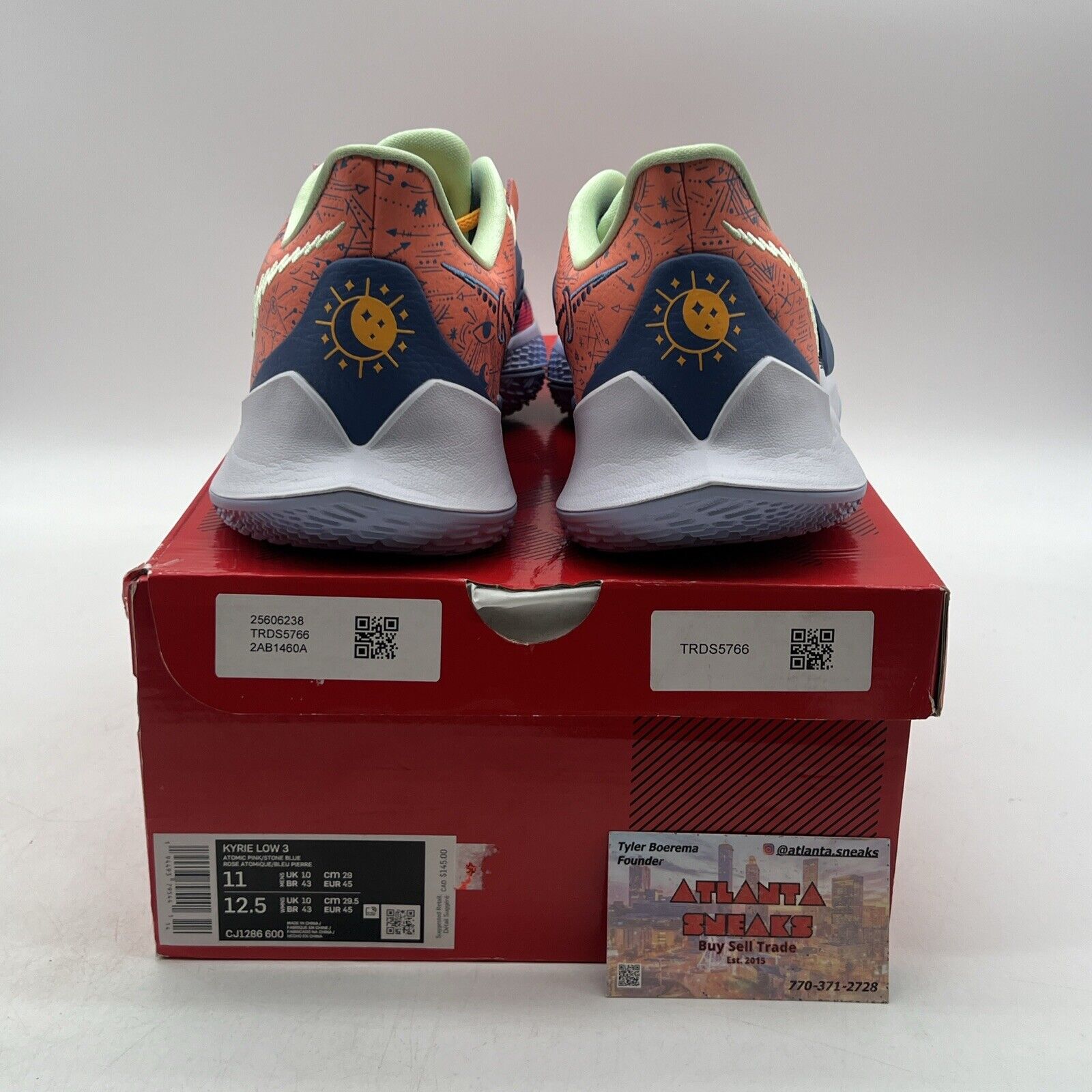 Size 11 - Nike Kyrie 3 Low Tie-Dye Blue Pink Orange (CJ1286-600)