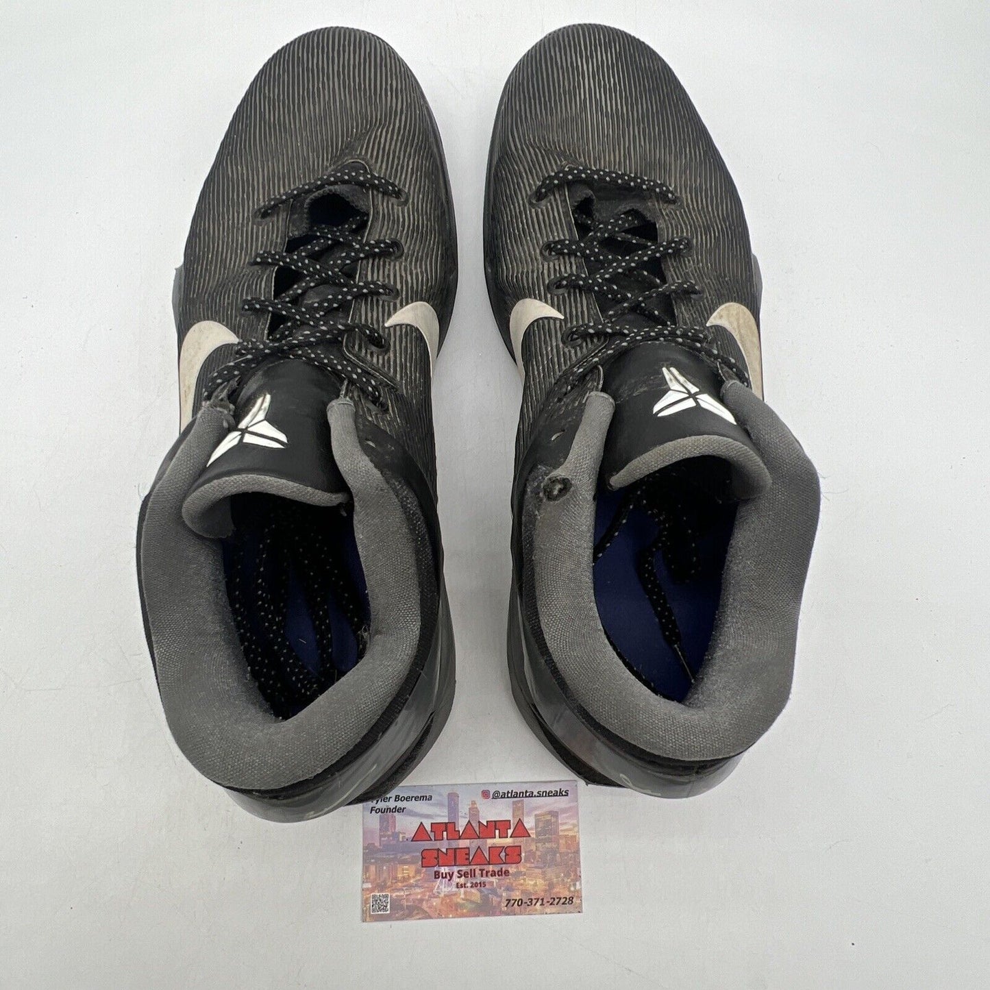 Size 13 - Nike Zoom Kobe 7 System Black Wolf Grey (488371-001)