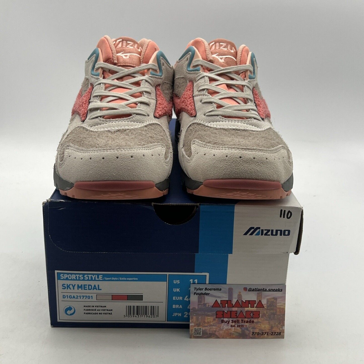 Size 11 - Mizuno Sky Medal Haru Retro Classic Fashion (D1GA217701)