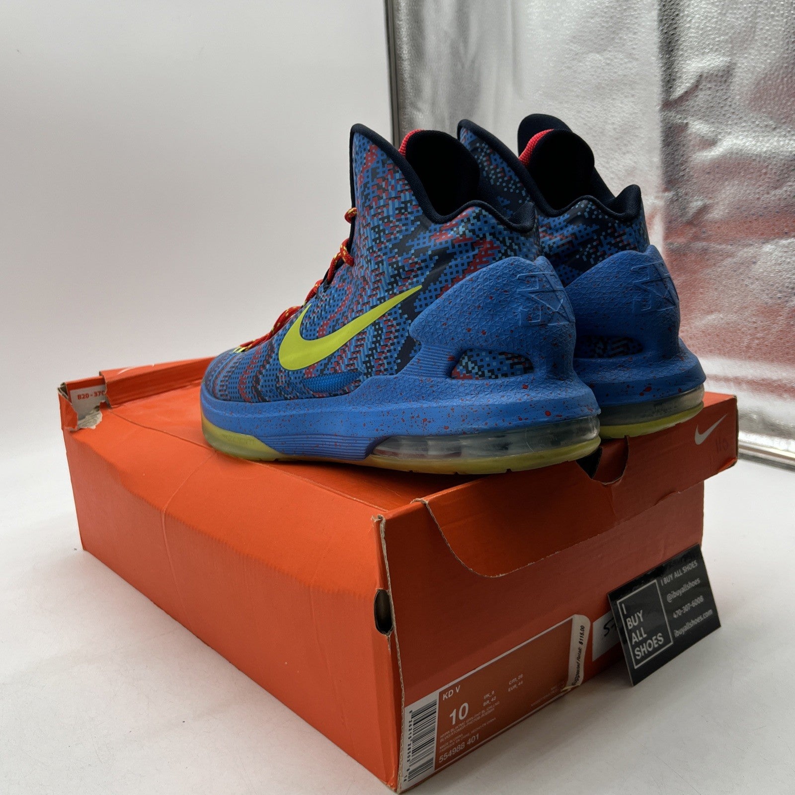 Size 10 - Nike Zoom KD 5 Christmas (554988-401)