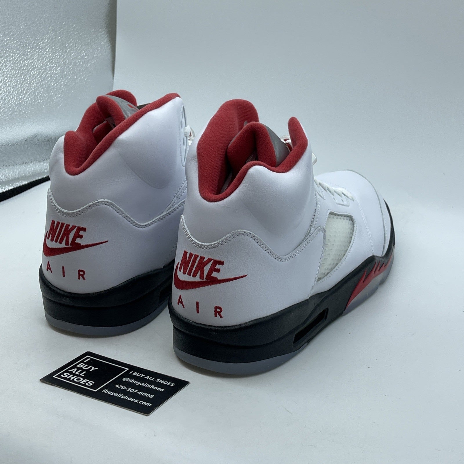 Size 14 - Jordan 5 Retro Mid Fire Red White Black Leather (DA1911-102)