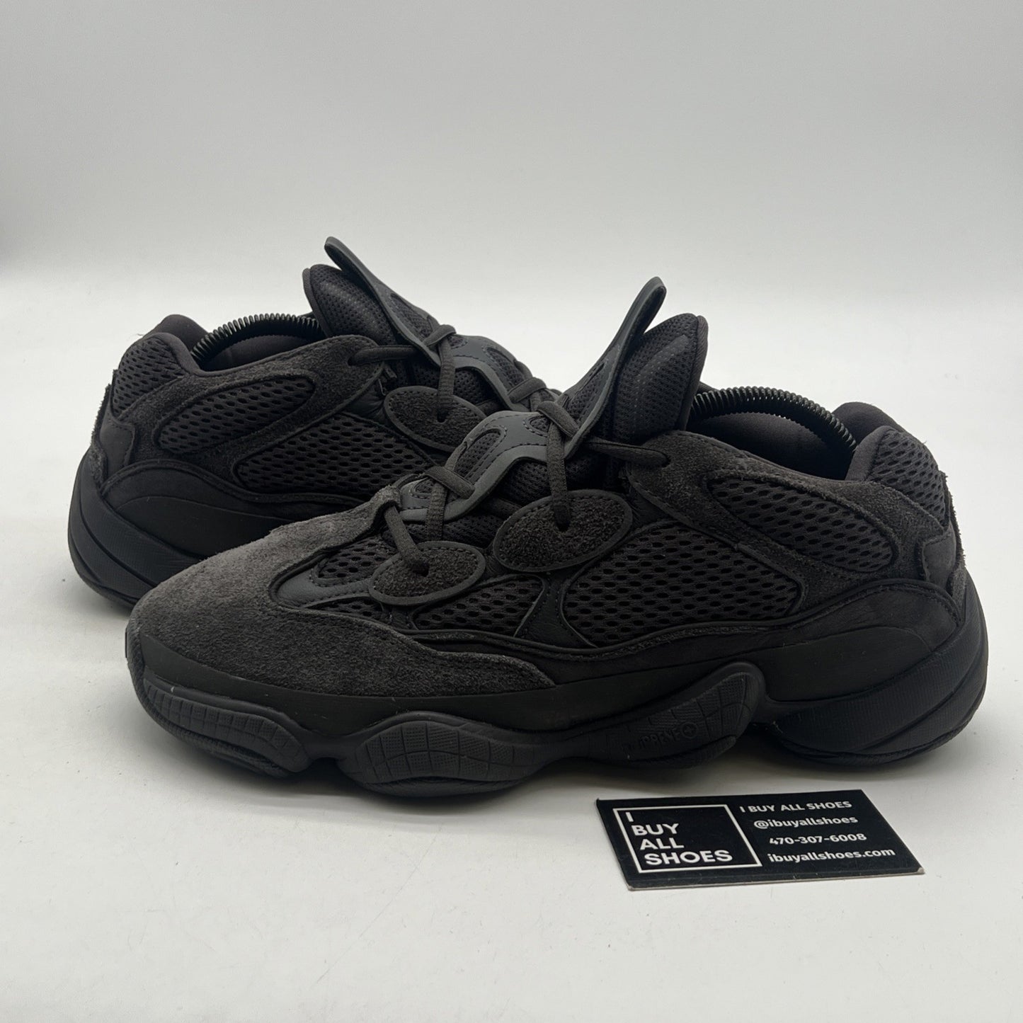 Size 9 - adidas Yeezy 500 Low Utility Black (F36640)