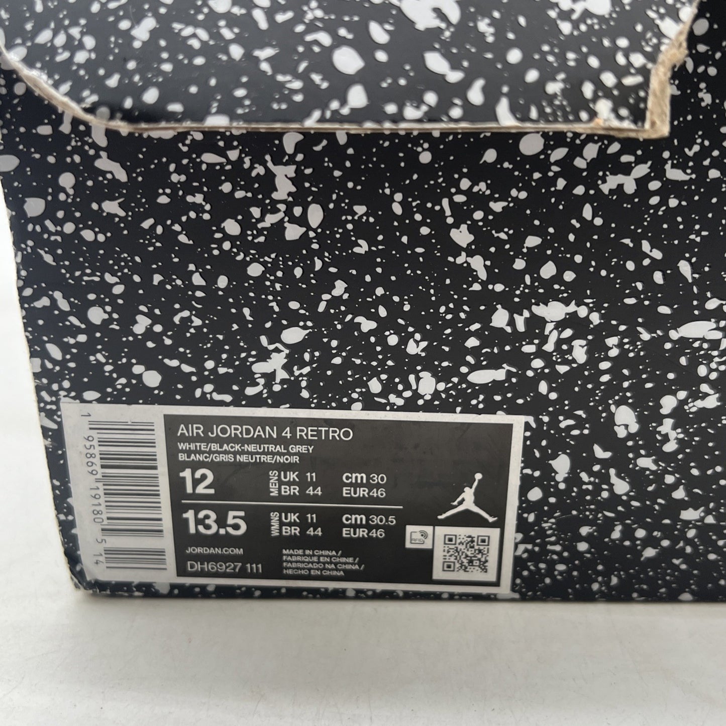 Size 12 - Air Jordan 4 Retro Mid Military Black (DH6927-111)