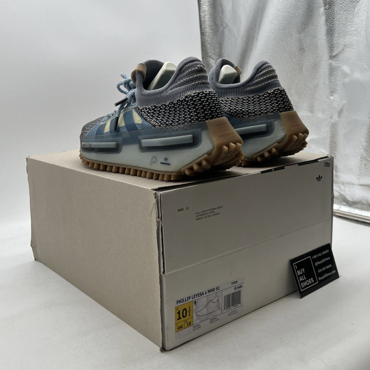 Size 10.5 - Adidas Philllllthy x NMD_S1 Ambient Sky (FZ5830)