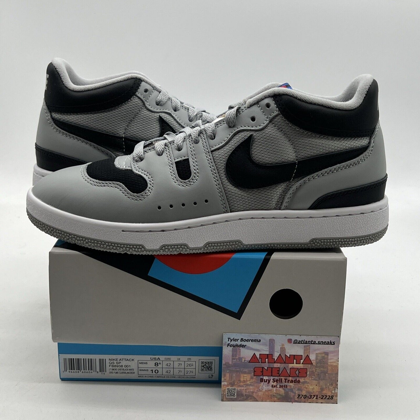 Size 8.5 - Nike Mac Attack QS SP OG 2023 Light Smoke Grey (FB8938-001)