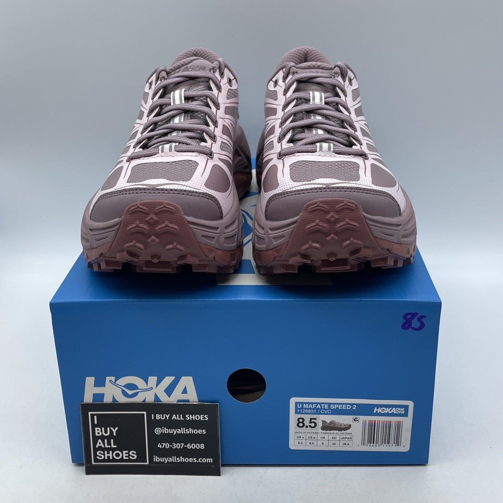 Size 8.5 - Hoka One One HOKA Mafate Speed 2 Classic Mauve Carnation (1126851CVC)