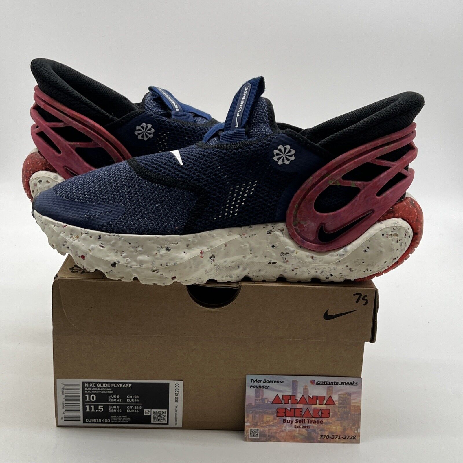 Size 10 - Nike Glide FlyEase Premium Blue Void (DJ9816-400)