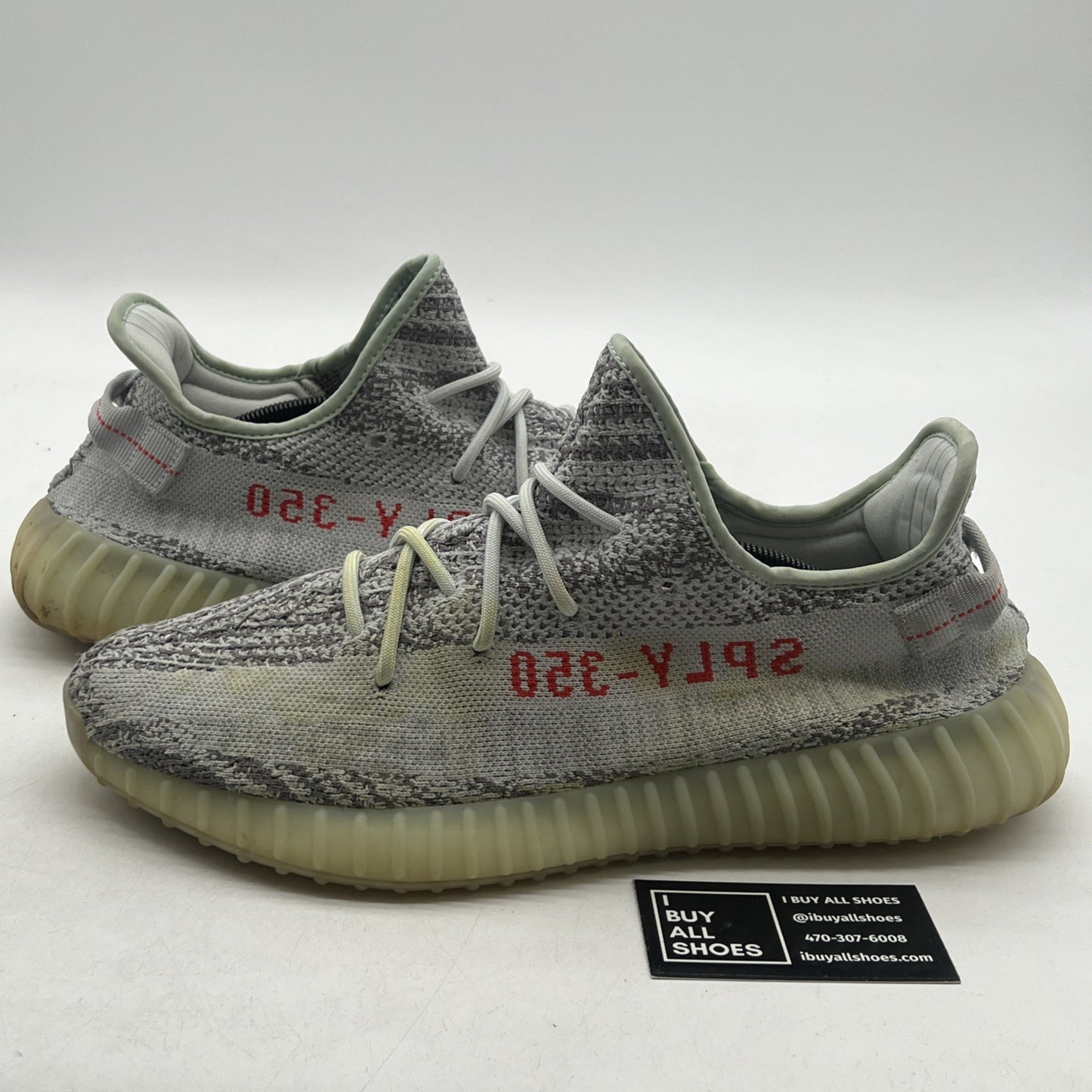 Size 13 - adidas Yeezy Boost 350 V2 Low Blue Tint (B37571)