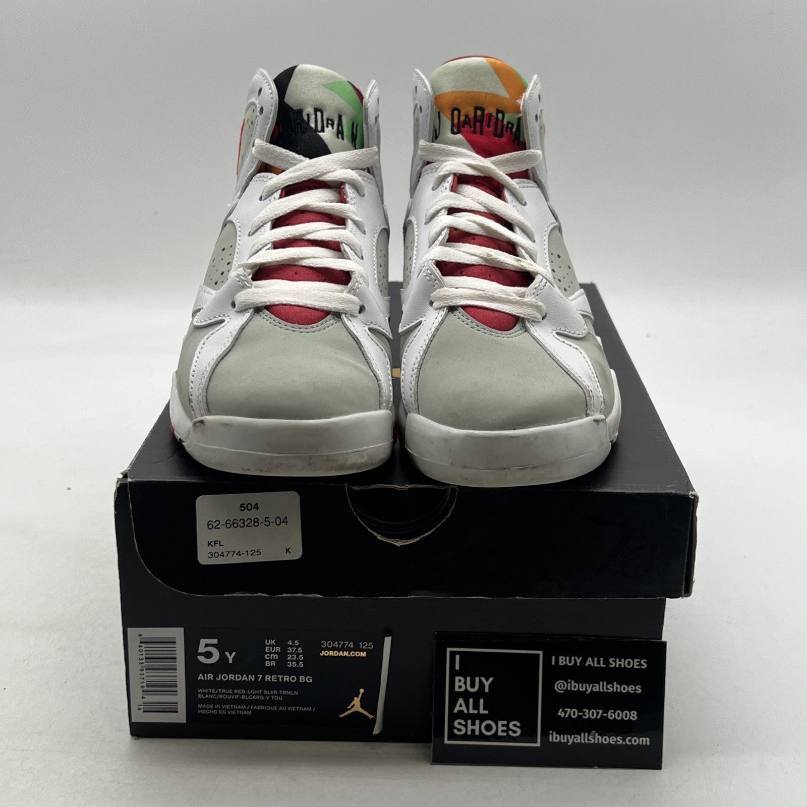Size 5Y - Air Jordan 7 Retro High Hare (304774-125)