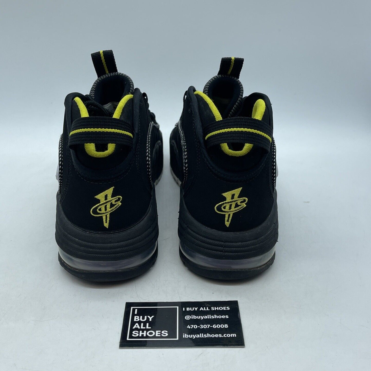 Size 9 - Nike Air Max Penny 1 Lester Middle School Yellow Black Suede FN6884-100
