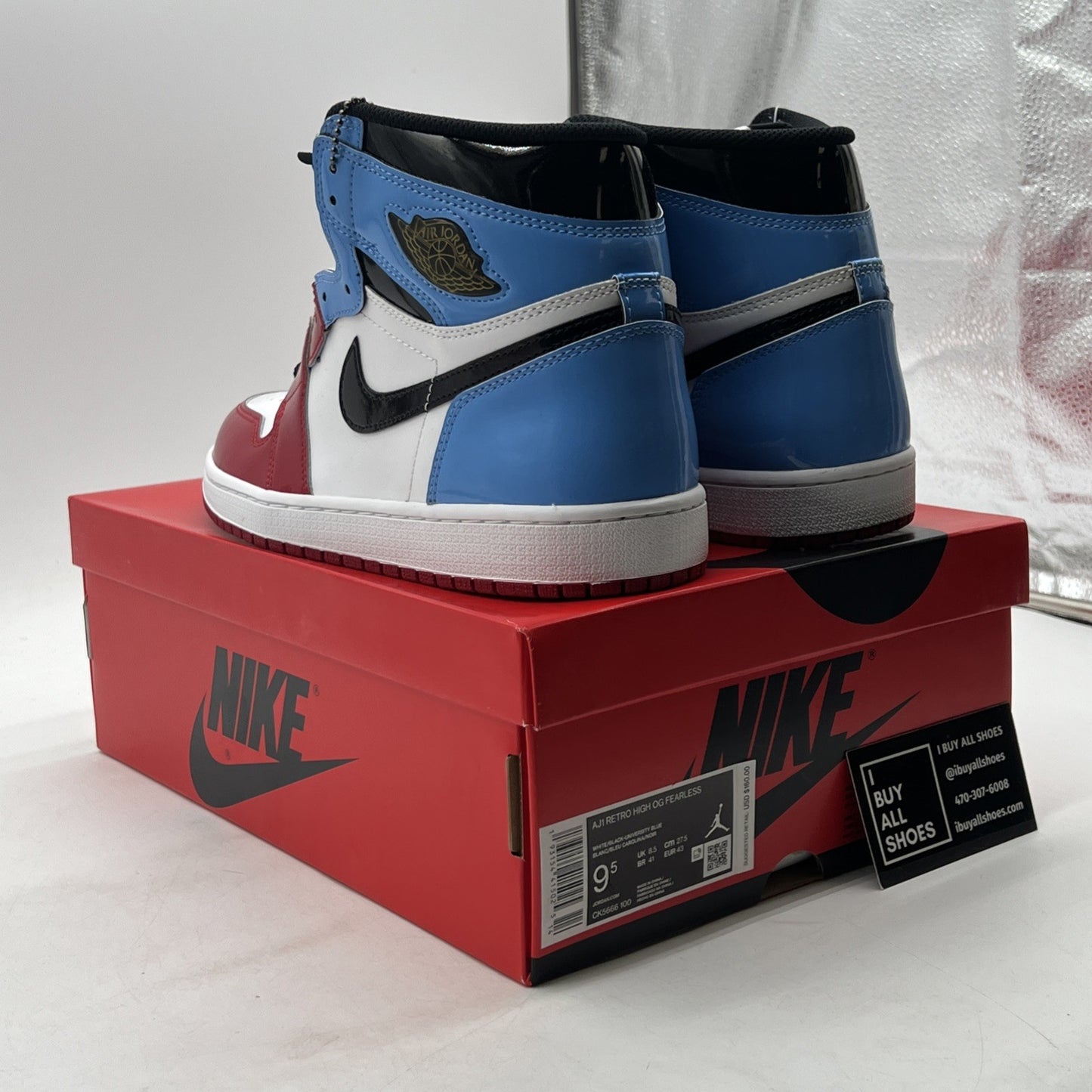 Size 9.5 - Air Jordan 1 Retro OG High Fearless (CK5666-100)