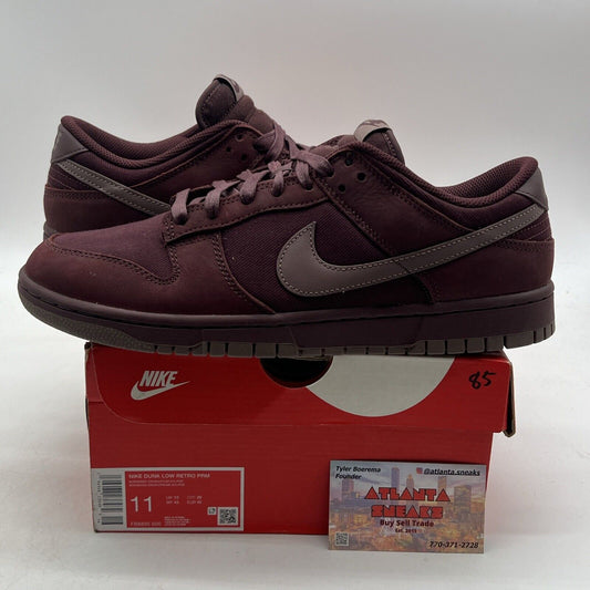 Size 11 - Nike Dunk Premium Low Burgundy Crush (FB8895-600)