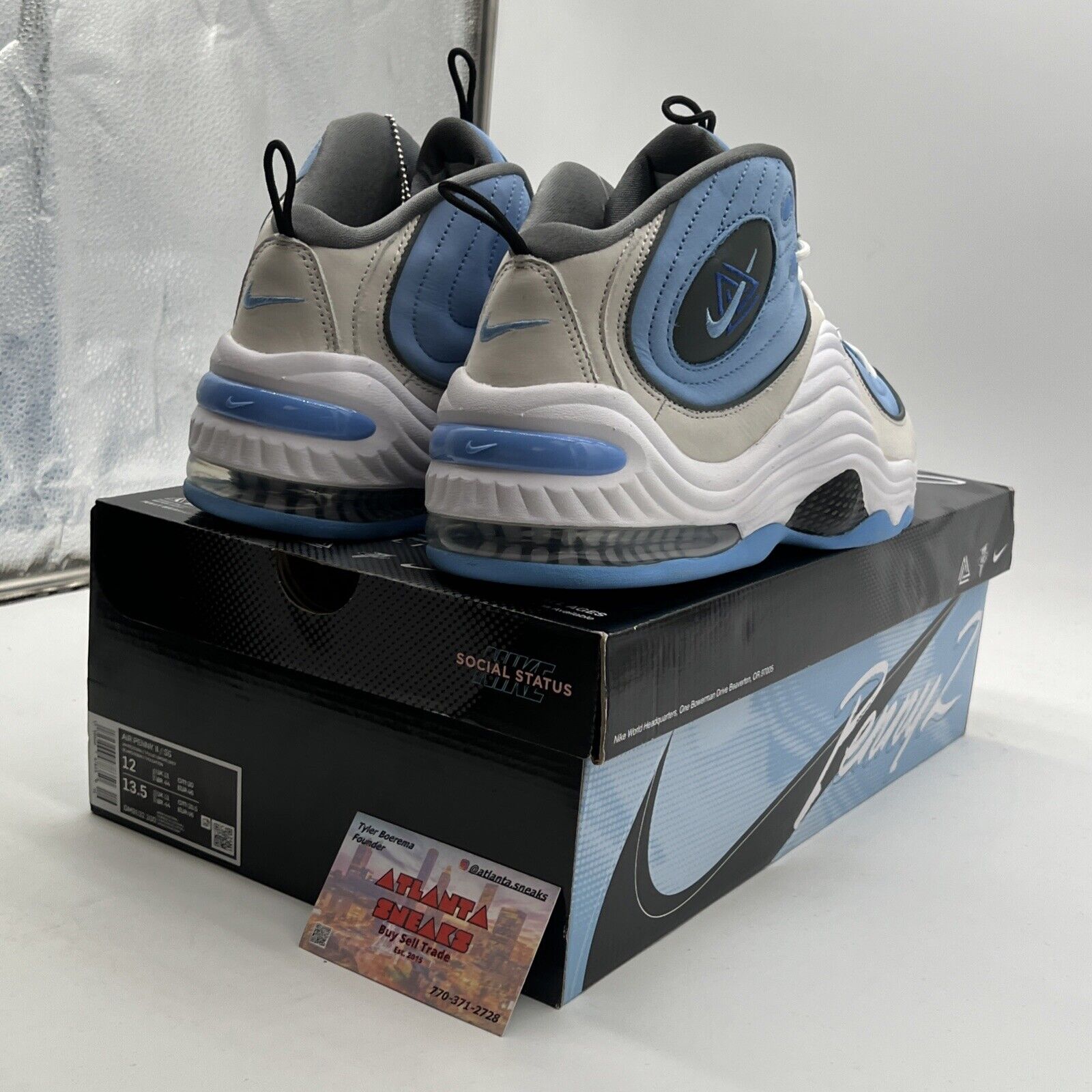 Size 12 - Nike Social Status x Air Penny 2 Playground University Blue DM9132-100