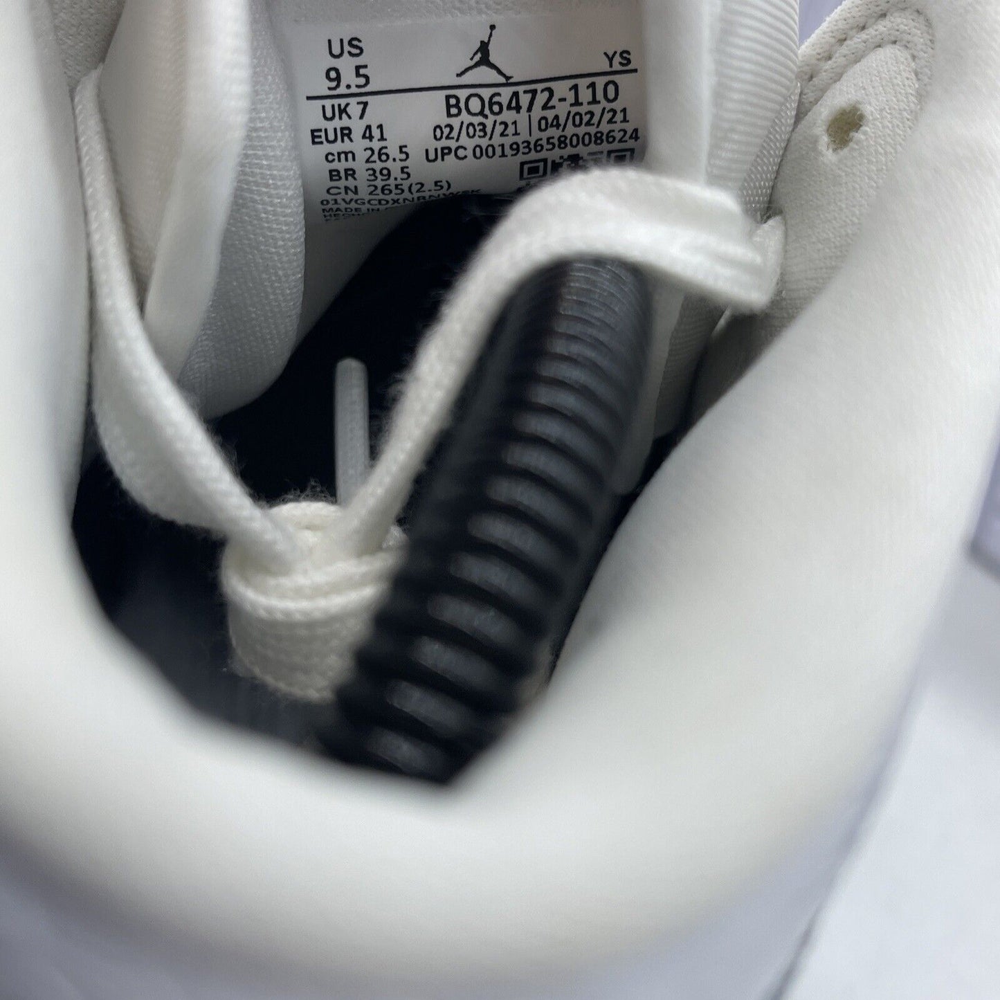 Size 9.5W - Air Jordan 1 Mid White Snakeskin Leather (BQ6472-110)