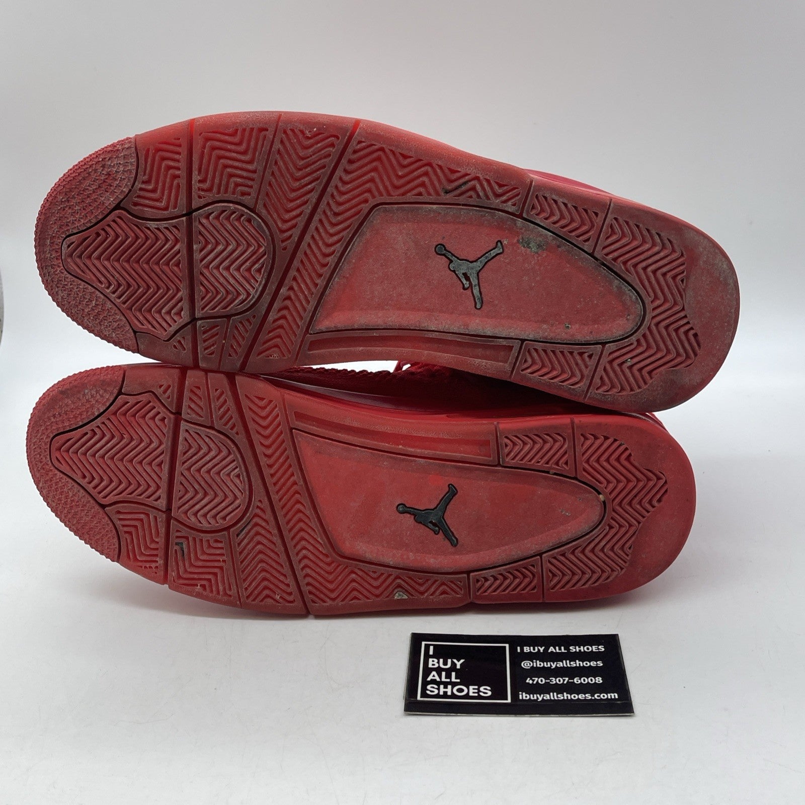 Size 10 - Air Jordan 4 Retro Flyknit University Red Suede (AQ3559-600)