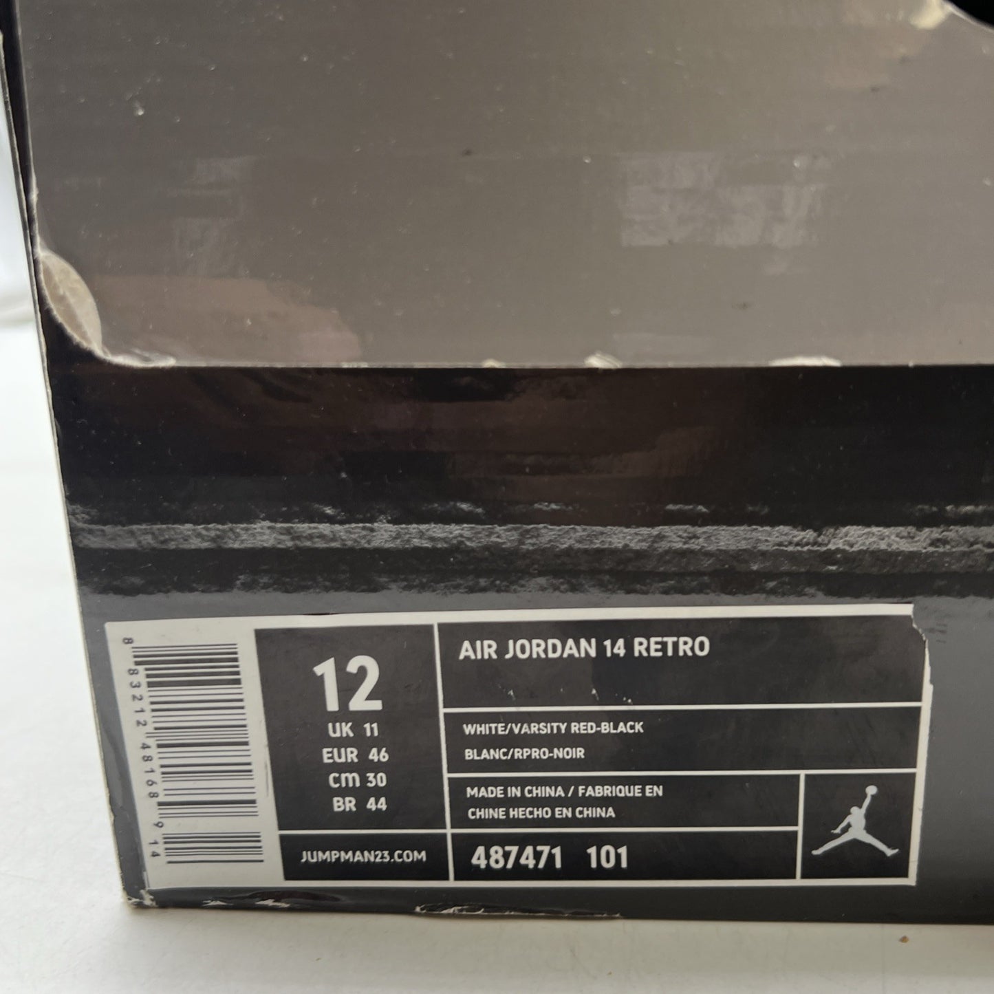 Size 12 - Air Jordan 14 Retro 2012 Candy Cane (487471-101)