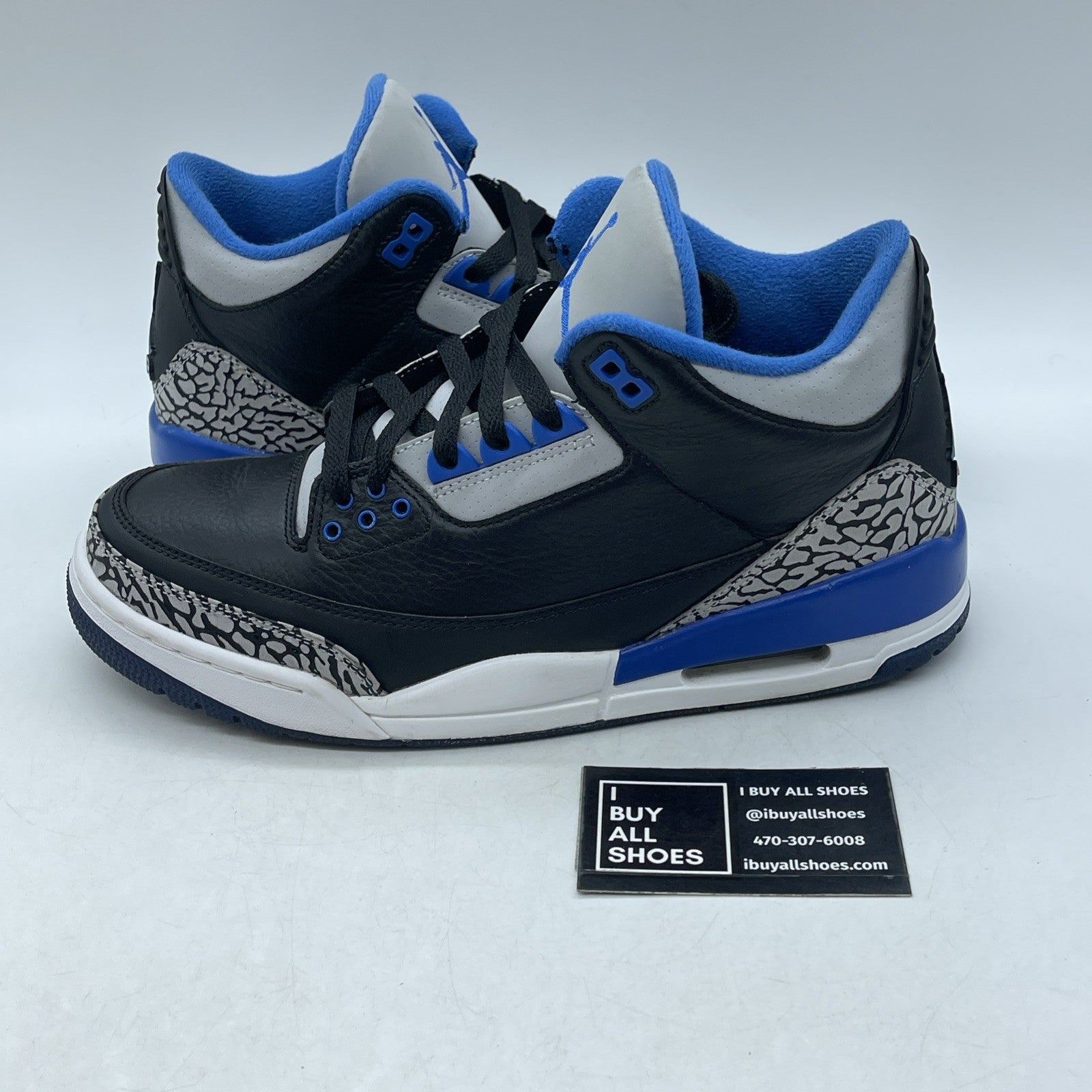 Size 9 - Air Jordan 3 Retro Sport Blue (136064-007)