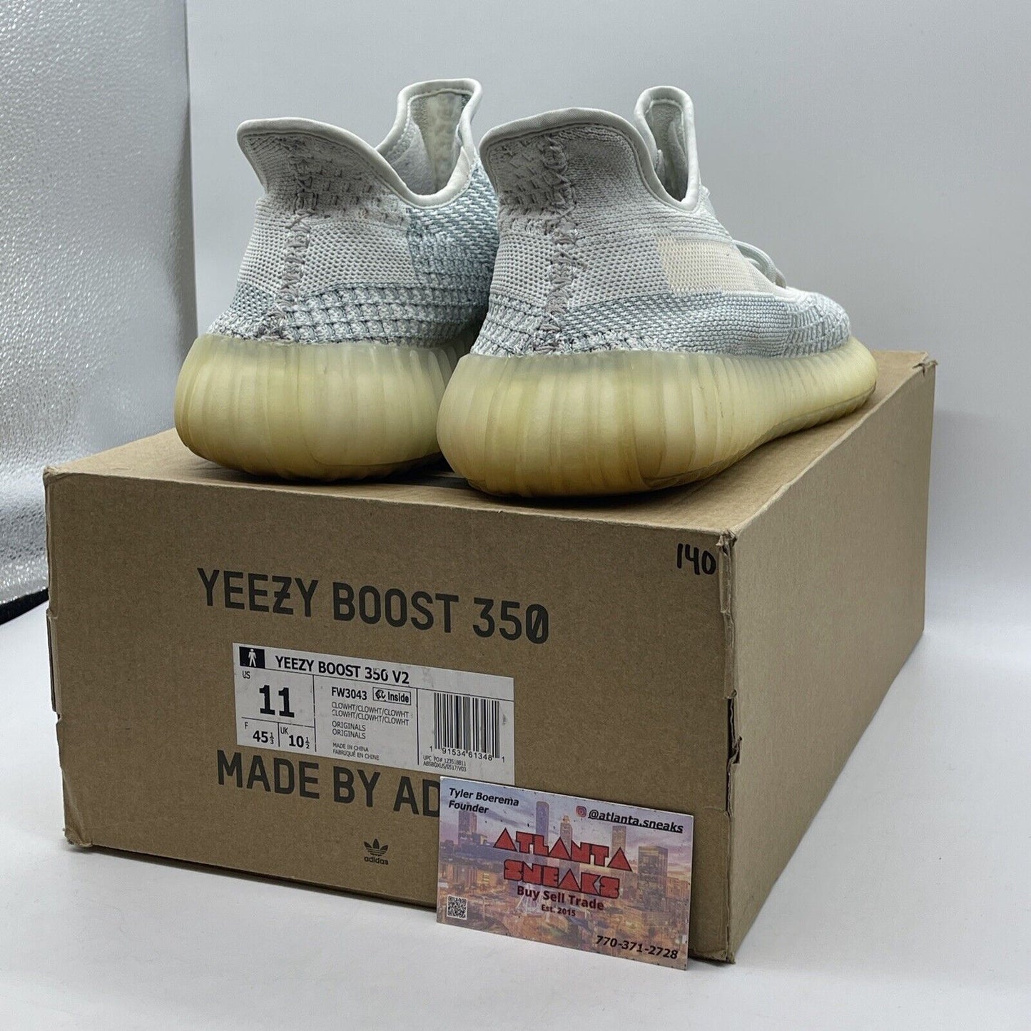 Size 11 - adidas Yeezy Boost 350 V2 Cloud White Non-Reflective White (FW3043)