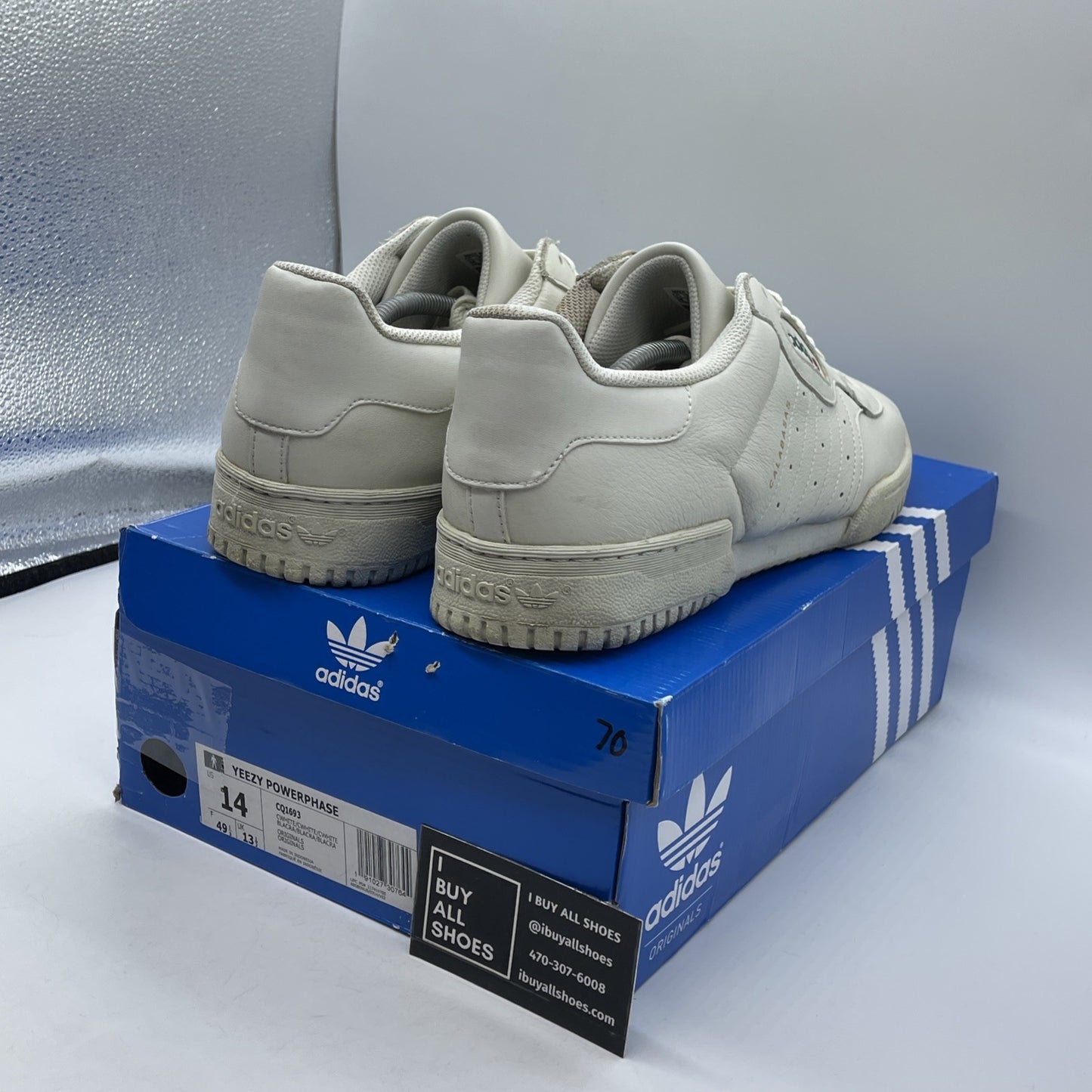 Size 14 - adidas Yeezy PowerPhase Calabasas OG Brown Leather (CQ1693)