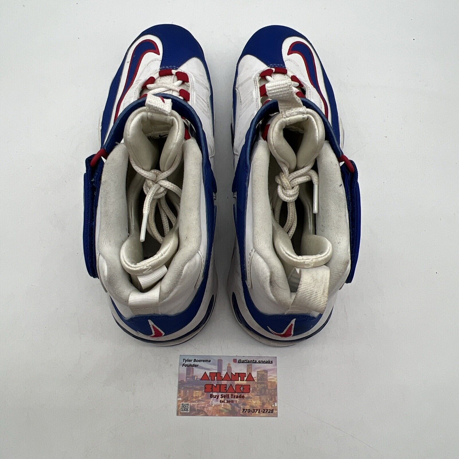 Size 12 - Nike Air Griffey Max 1 USA - White Blue Red Suede Leather (DX3723-100)