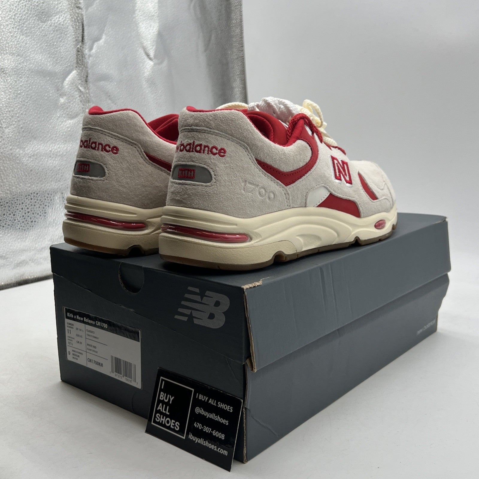 Size 11 - Kith x New Balance 1700 Canada Pack - Marshmallow (CM1700KM)