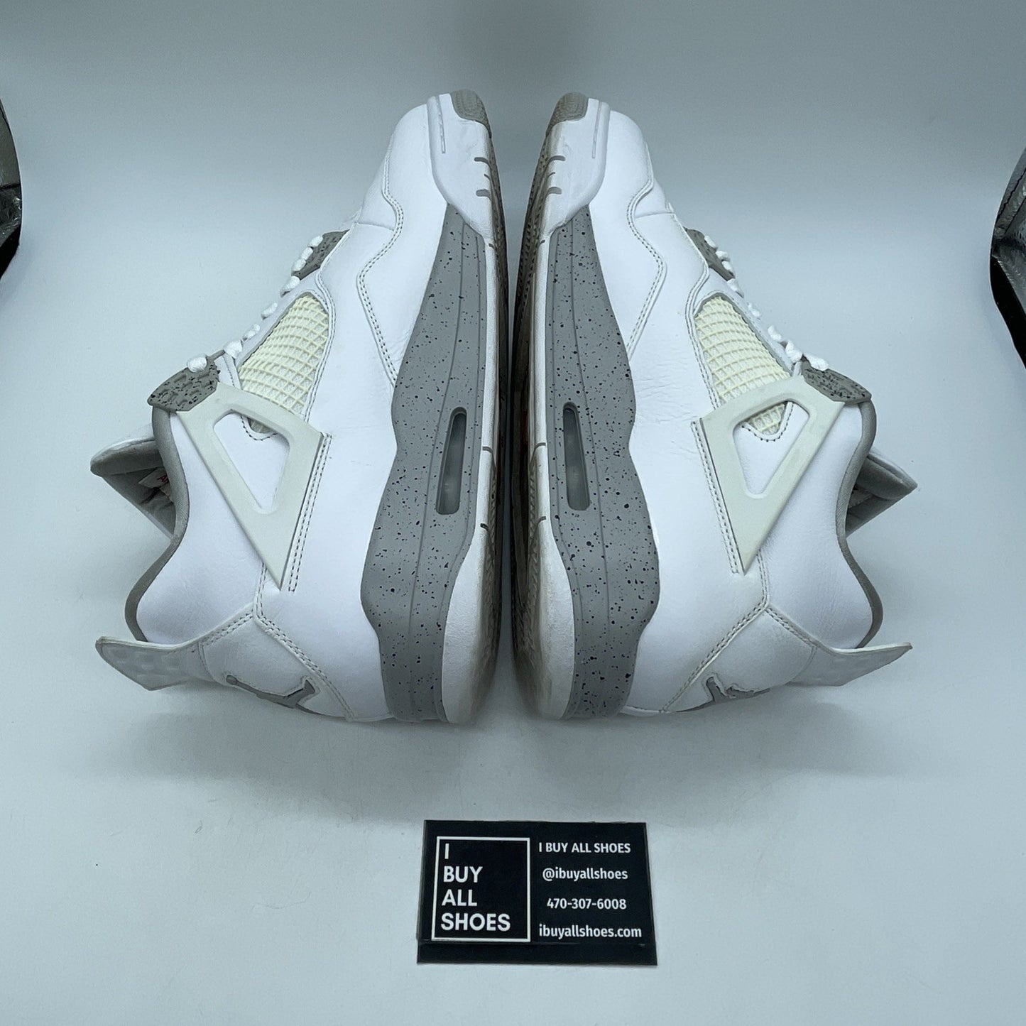 Size 13 - Air Jordan 4 Retro Mid White Oreo (CT8527-100)