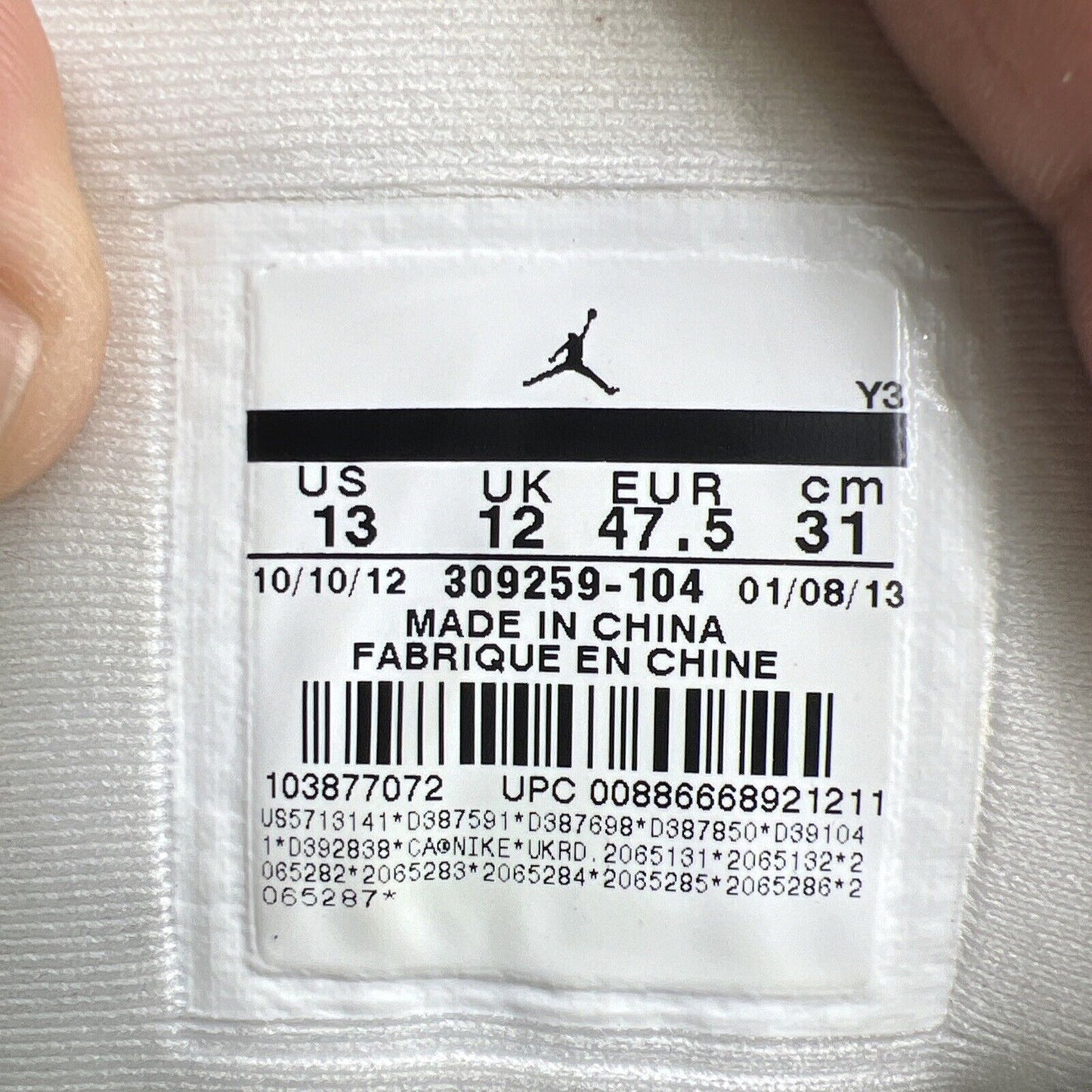 Size 13 - Air Jordan 13 Retro 2013 He Got Game Black White Leather (309259-104)