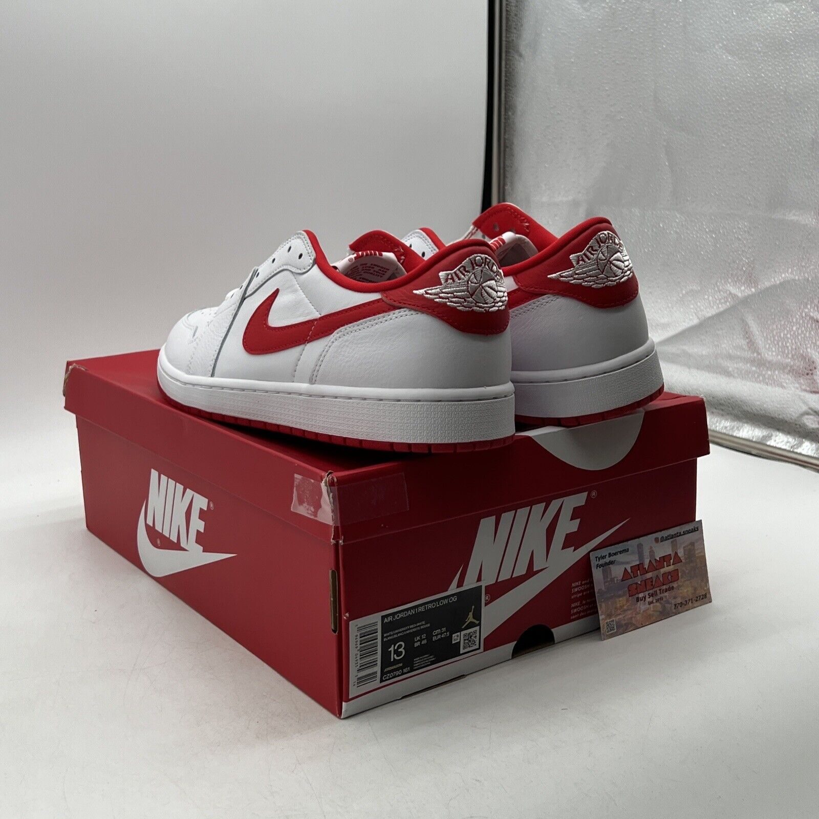 Size 13 - Air Jordan 1 Retro OG Low University Red (CZ0790-161)