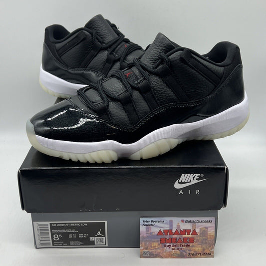 Size 8.5 - Jordan 11 Retro Low 72-10 Brand New Og All