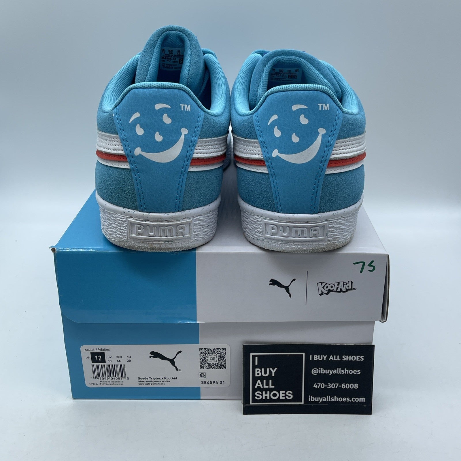 Size 12 - PUMA Kool-Aid x Suede Triplex Blue Atoll Speckled (384594-01)