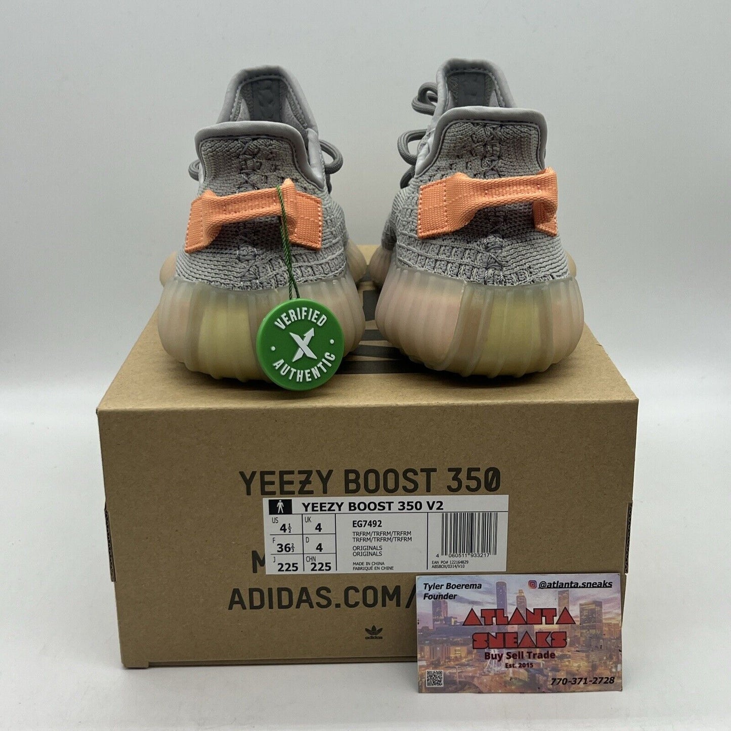 Size 4.5 - adidas Yeezy Boost 350 V2 True Form Brand New Og All