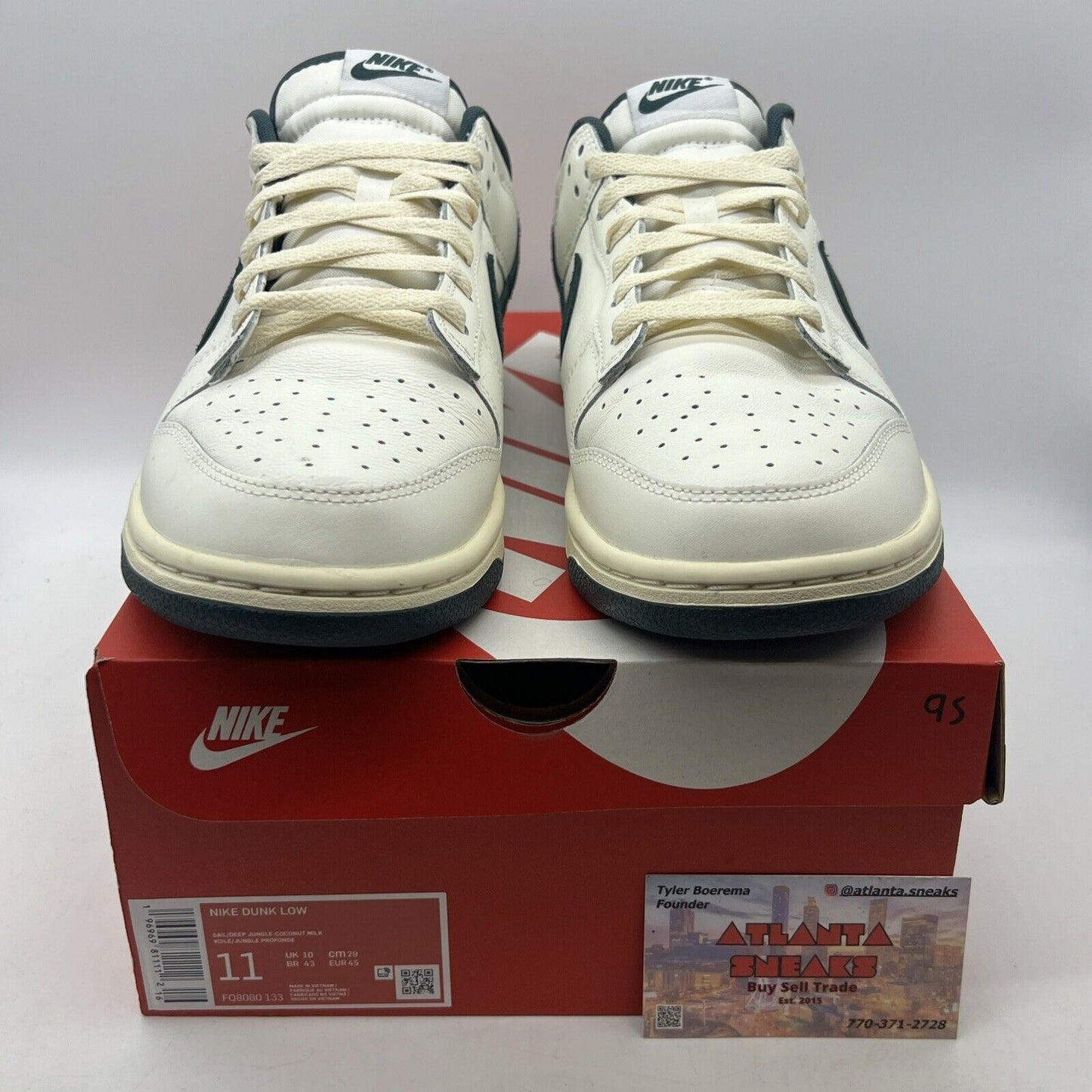 Size 11 - Nike Dunk Low Athletic Department - Deep Jungle (FQ8080-133)