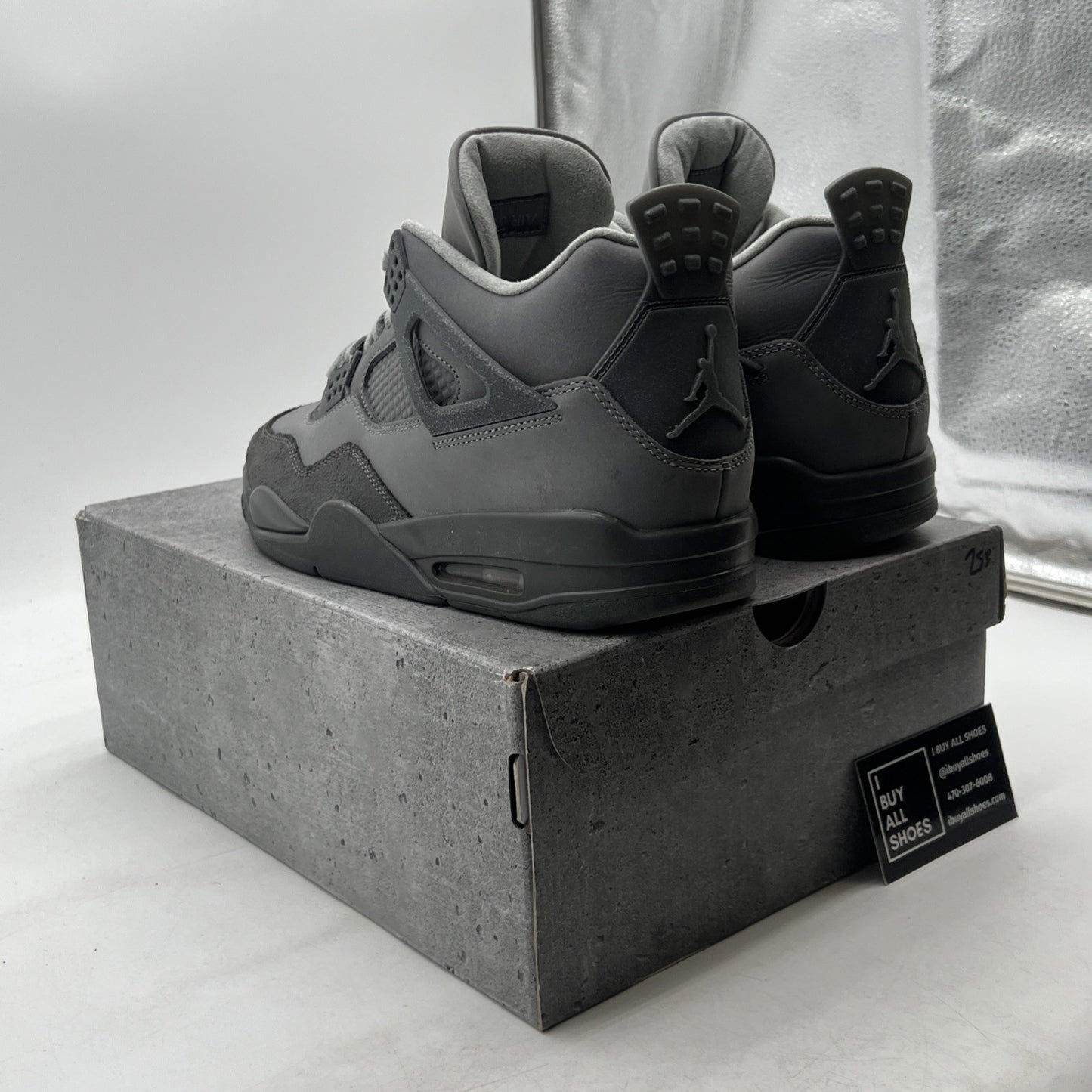 Size 10.5 - Air Jordan 4 Retro SE Wet Cement (FQ7928-001)