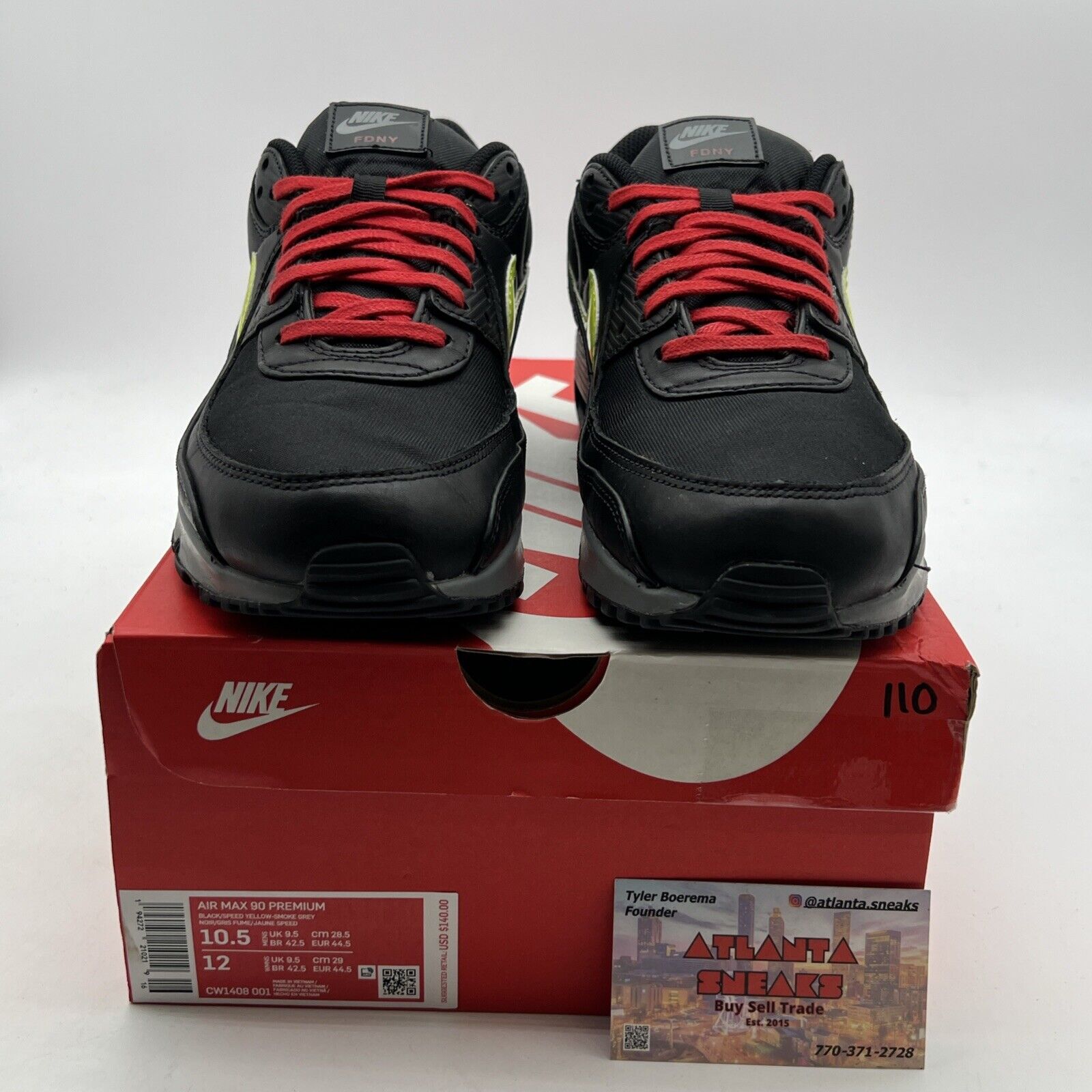 Size 10.5 - Nike Air Max 90 New York - City Pack (CW1408-001)