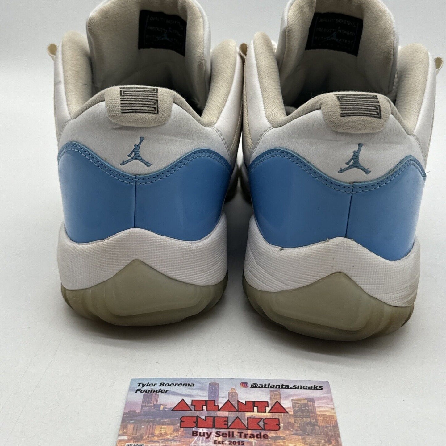 Size 12 - Jordan 11 Retro Low UNC 2017 Icy Sole White Blue Tar Heel Mj Classics