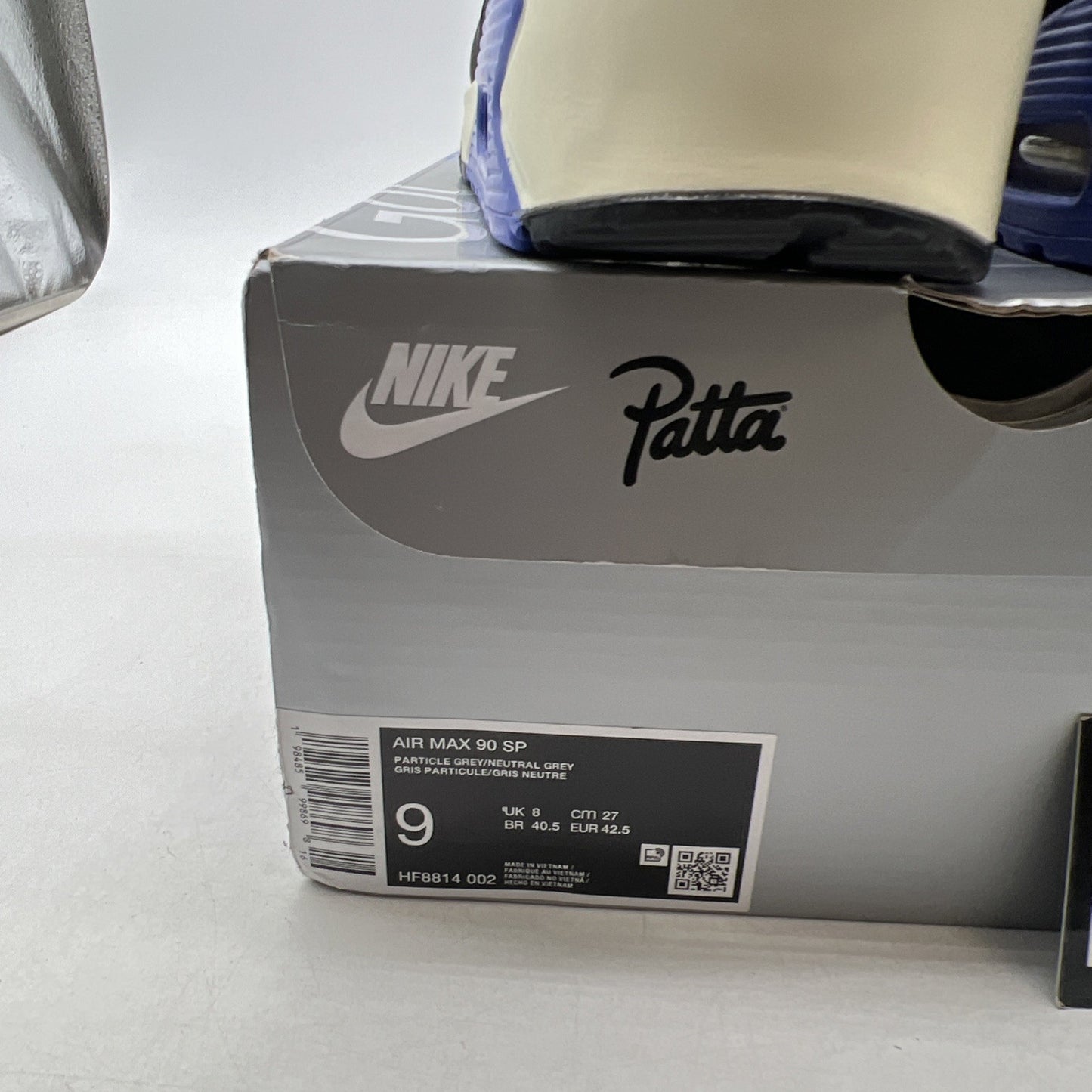 Size 9 - Nike Patta x Air Max 90 SP Sapphire (HF8814-002)