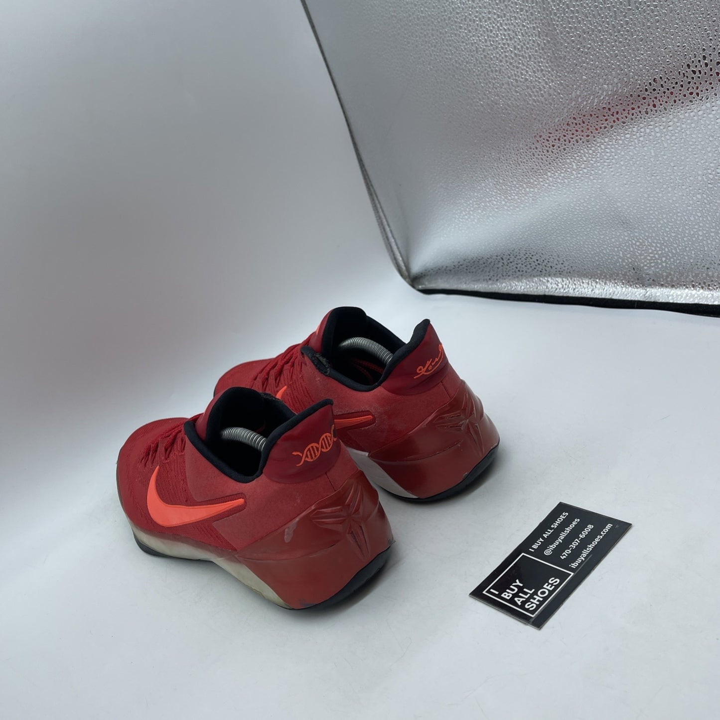 Size 12 - Nike Kobe A.D. University Red Black Suede Leather (852425-608)