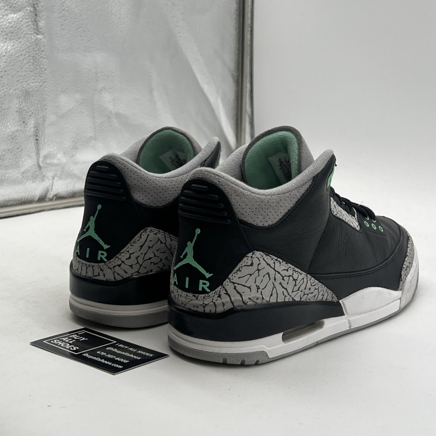 Size 10 - Air Jordan 3 Retro Green Glow (CT8532-031)