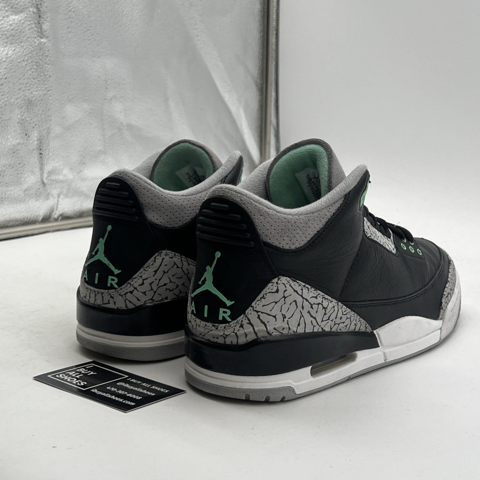 Size 10 - Air Jordan 3 Retro Green Glow (CT8532-031)