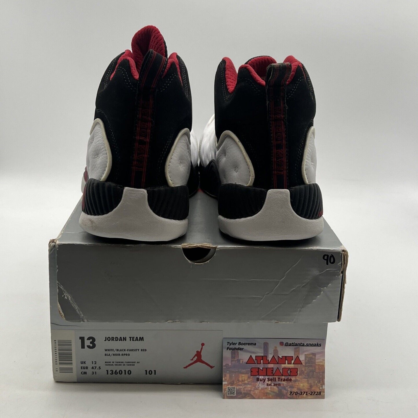 Size 13 - Jordan Team Black -(136010-101)