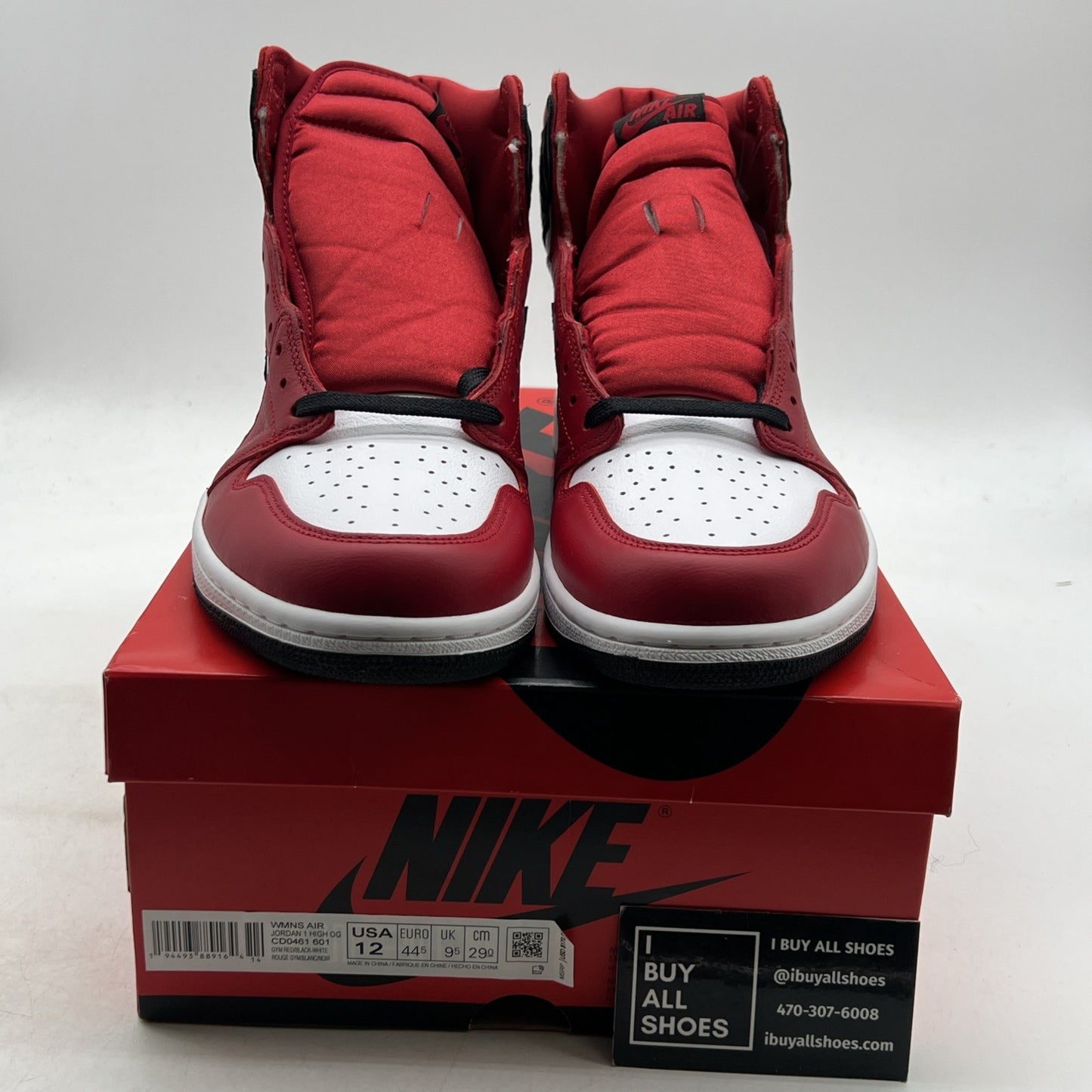 Size 12 - Air Jordan 1 Retro OG High Satin Red W (CD0461-601)