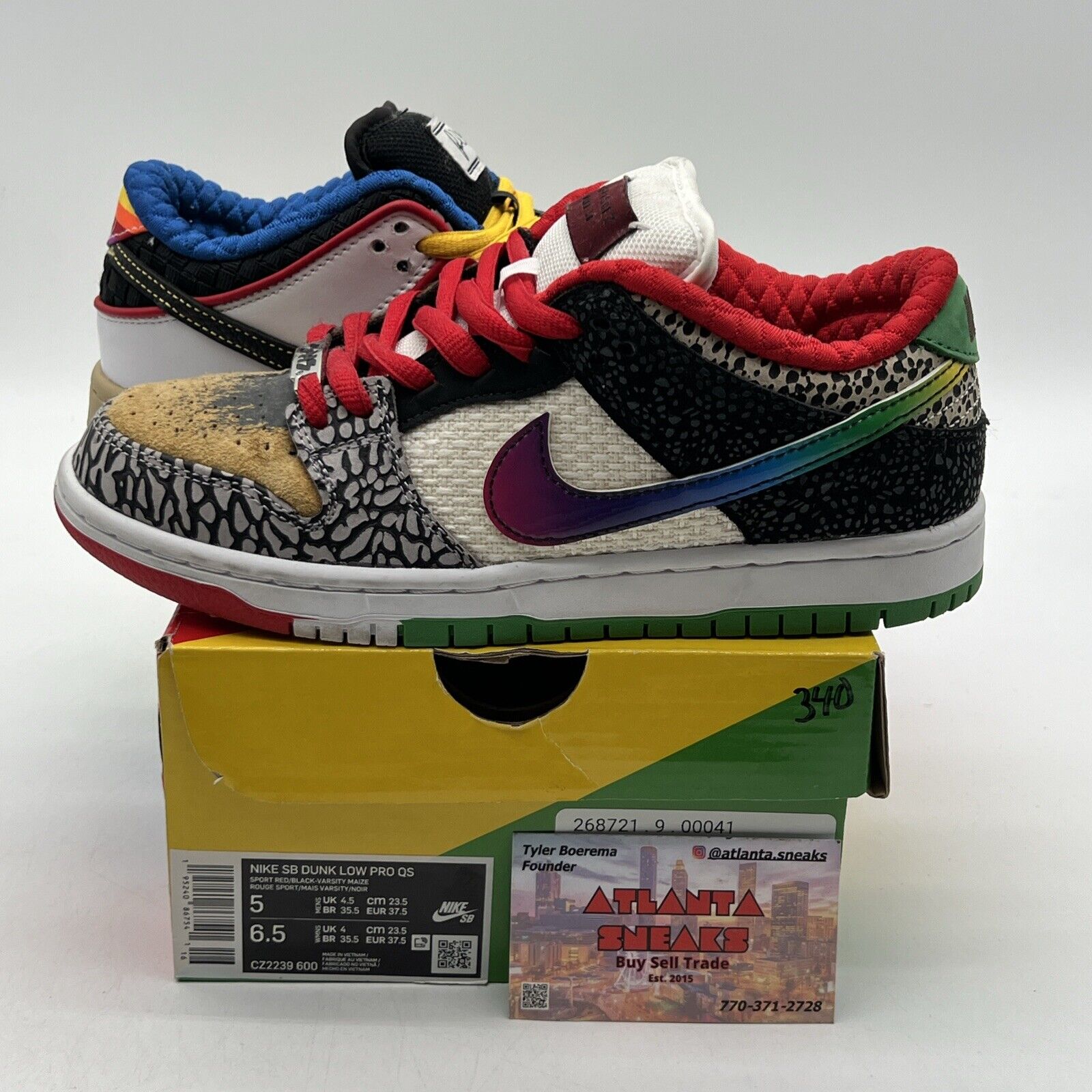 Size 5 - Nike SB Dunk Low What The Paul Leather Suede (CZ2239-600)