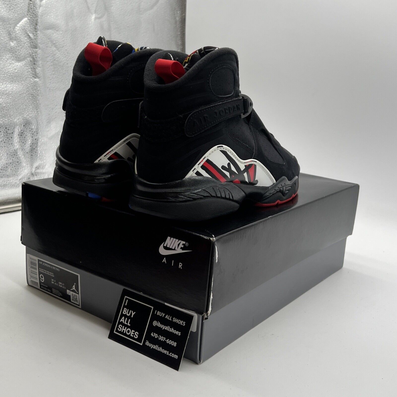 Size 9 - Air Jordan 8 Retro Mid Playoff (305381-062)