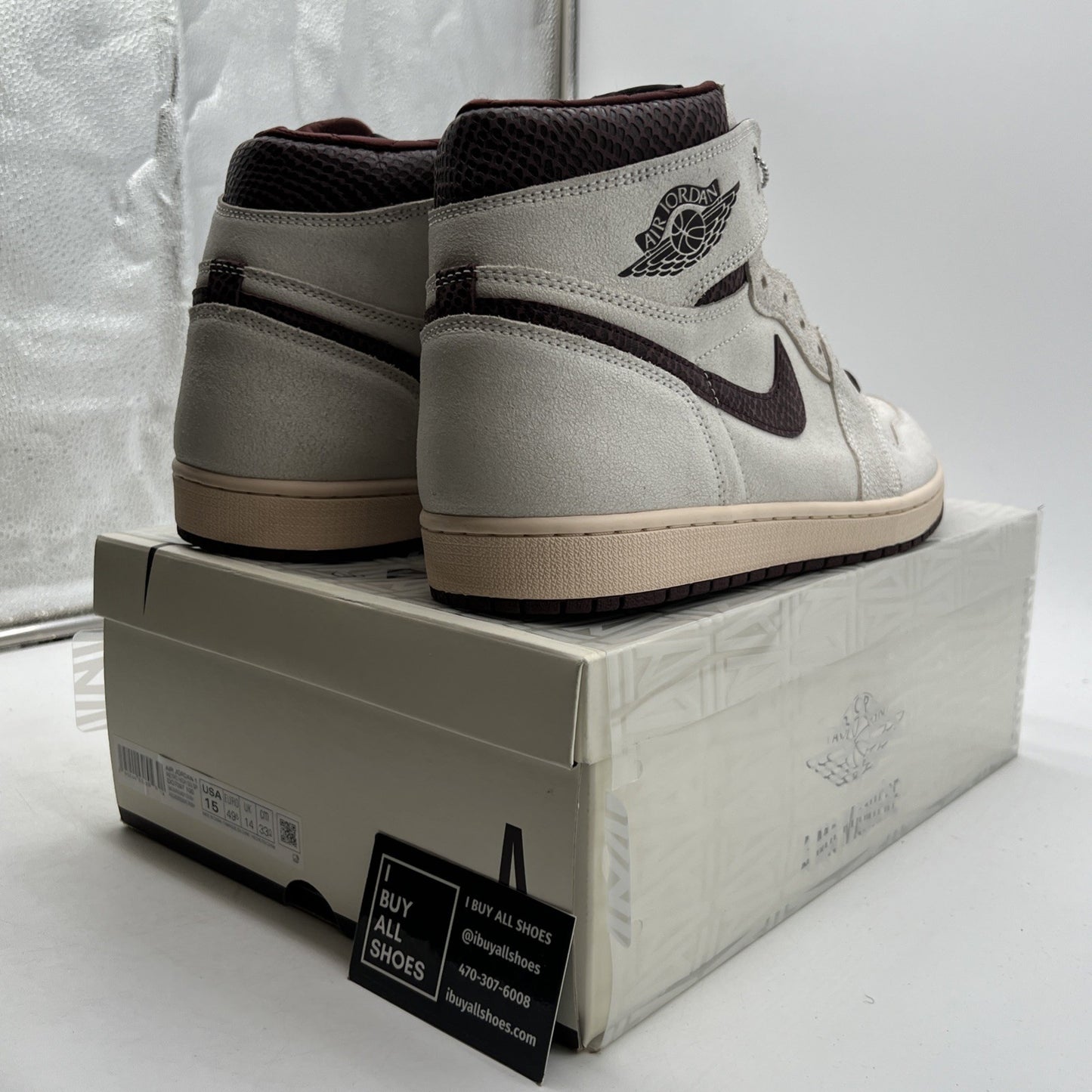 Size 15 - Air Jordan 1 OG x A Ma Maniere High Airness (DO7097-100)